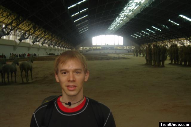 Trent @ Terrracota Warriors - Xian, China