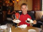 Cheesecake factory, Scottsdale, Arizona! [I shared the cake with 8 other people, but the Strawberries were all mine :) ]