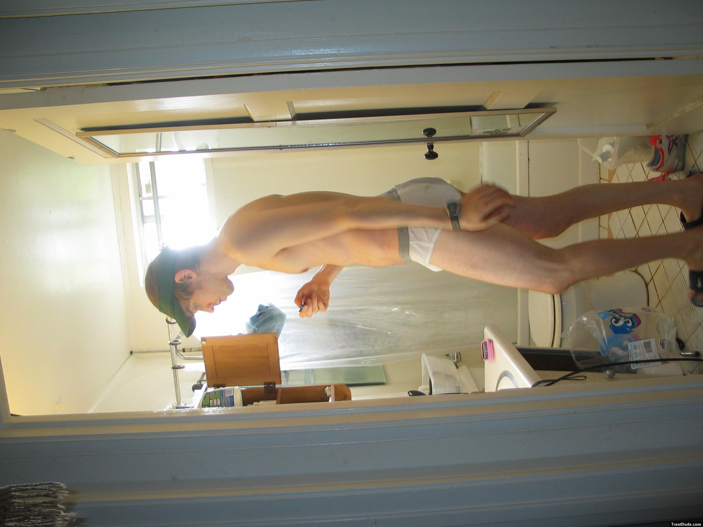 White briefs (face)