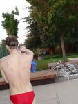 Red speedo