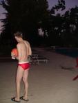 Water polo Dude in a red speedo (rear) (best)