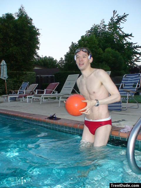 after a swim