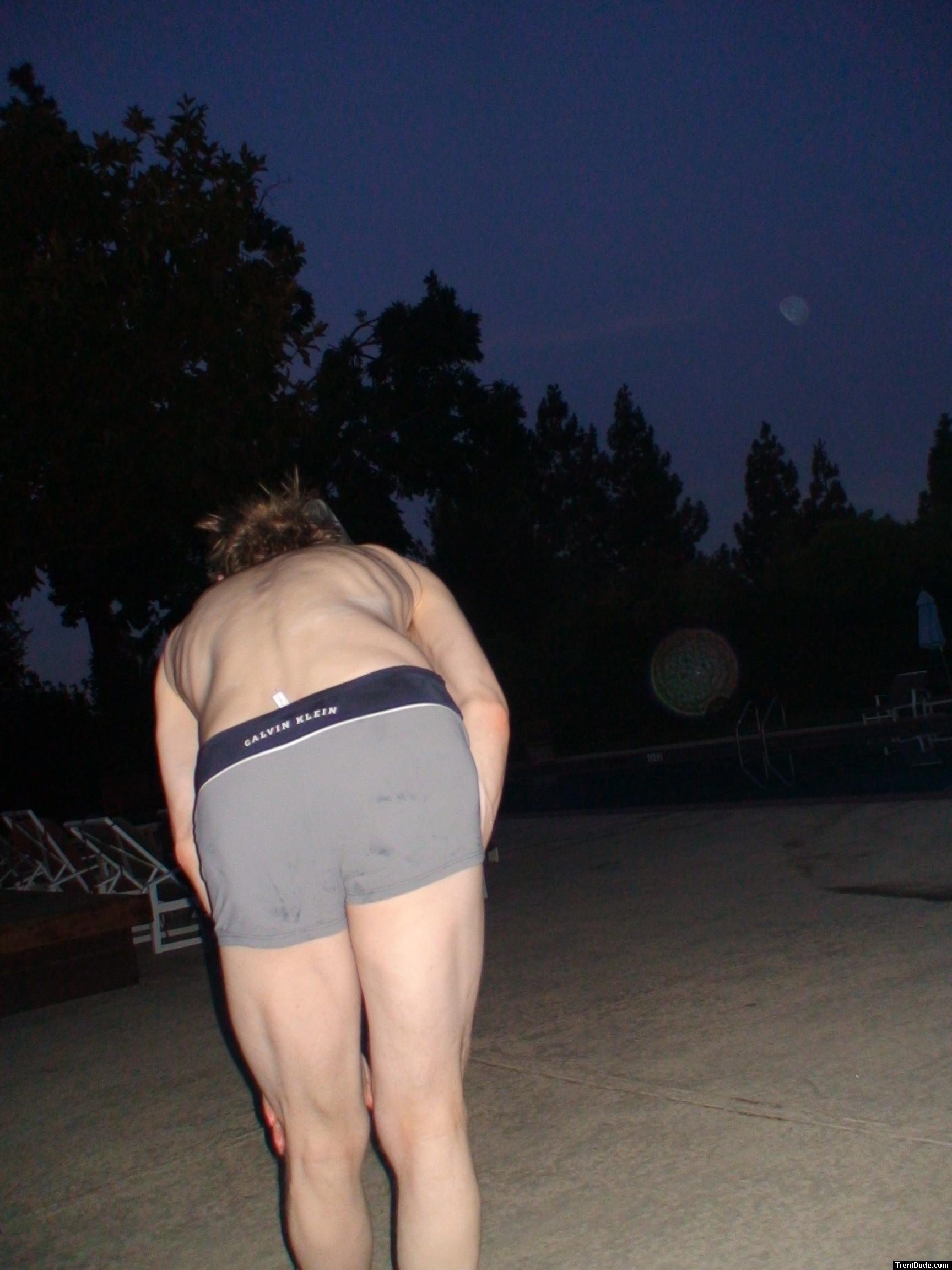 Rear side, Calvin Klein swim boxer