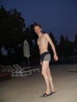 Hoping to model a Calvin Klein square leg brief