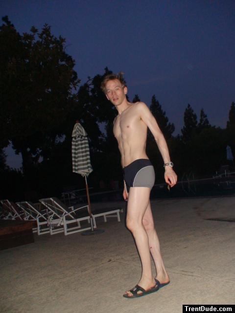 Hoping to model a Calvin Klein square leg brief
