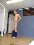 Trying to model a slighly large grey tommy hilfiger brief