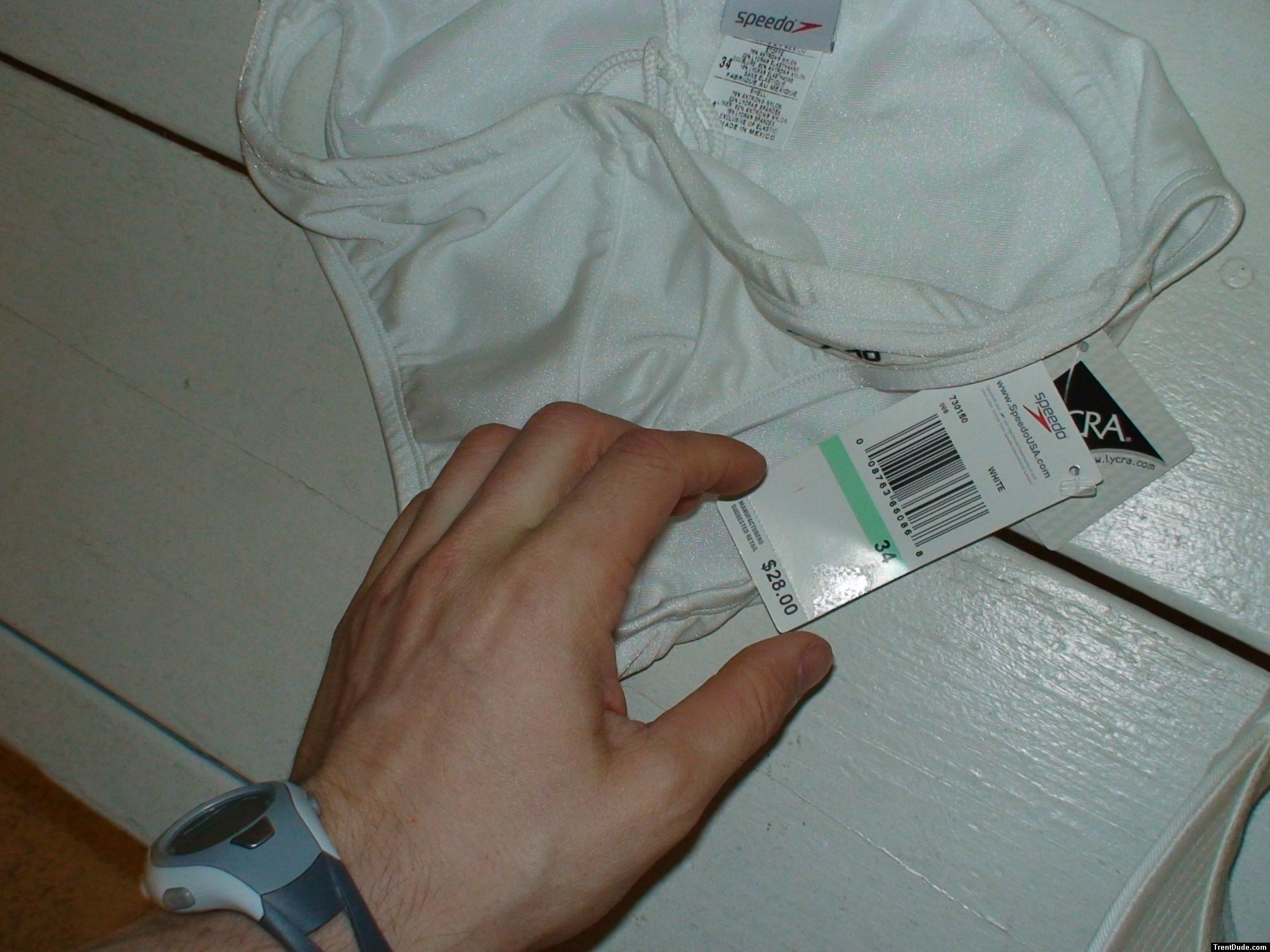 White speedo - maybe forsale someday
