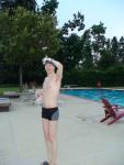Calvin klein swim briefs at the pool