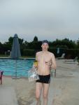 Calvin klein swim boxers at the pool