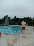 Calvin klein swim boxers at the pool