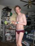 Red hanes briefs