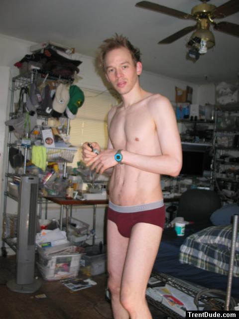 Red hanes briefs