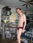 Red hanes briefs