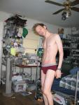 Red hanes briefs