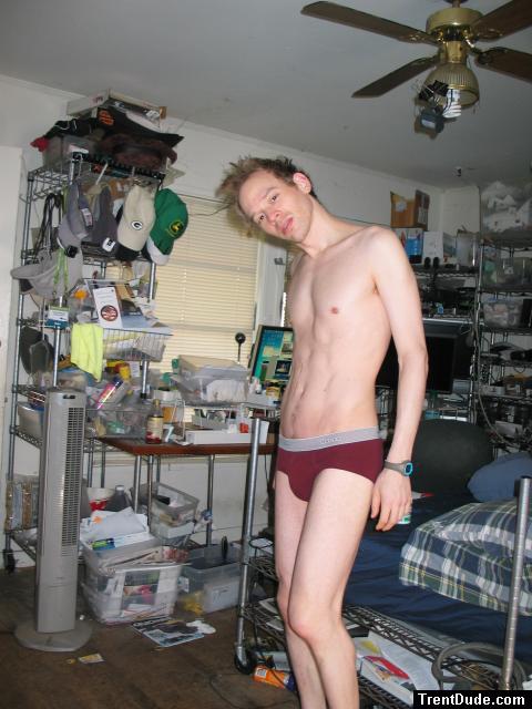 Red hanes briefs
