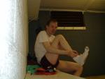 red hanes, socks