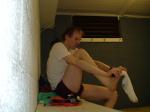 red hanes, socks