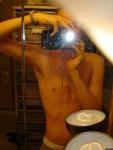 n-shirtless showing abs