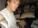 Trent on bed