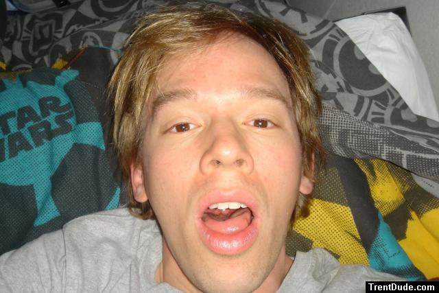 Trent with starwars bedding