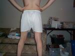 White mens boxers - delete due to missing face in photo