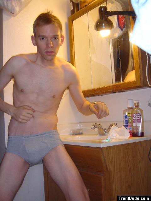 Grey undies n mouthwash