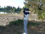 Sweats at the park (and scarf)