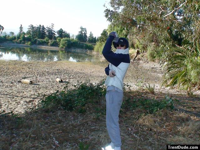 Sweats at the park (and scarf)