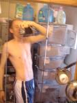 Getting ready to do the wash