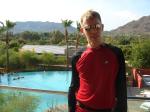 New Balance Red/Black Long sleeve, Columbia Sportswear Company titanium SPF30  pants, Columbia Sportswear hat