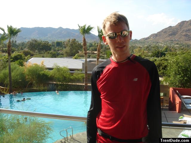 New Balance Red/Black Long sleeve, Columbia Sportswear Company titanium SPF30  pants, Columbia Sportswear hat