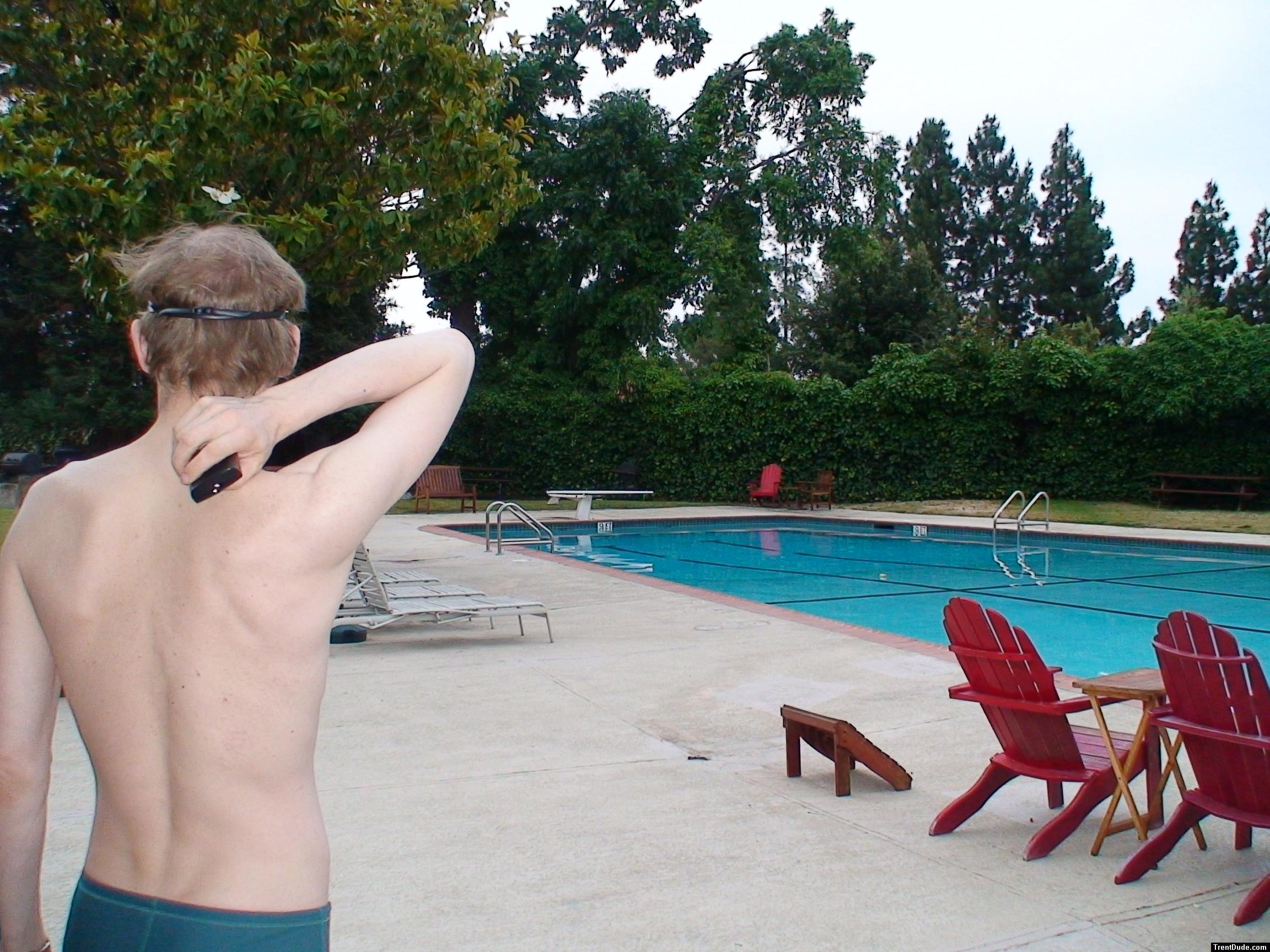 Can't wait to jump in wearing a speedo