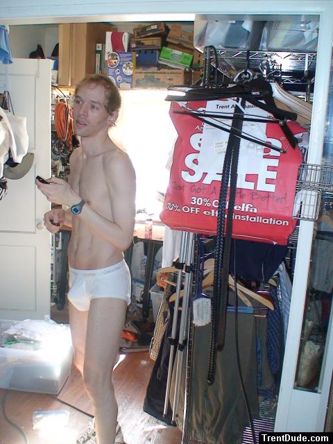 White Calvin klein Hip Brief (S) (pouch)