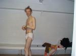 Calvin klein Hip Brief (S) in the swim locker room (hair)