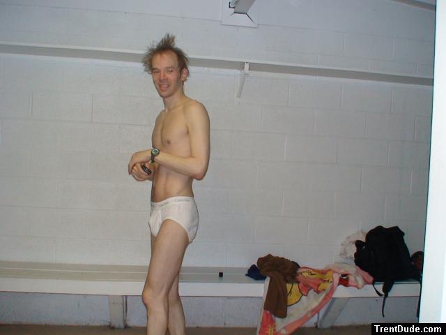 Calvin klein Hip Brief (S) in the swim locker room (hair)