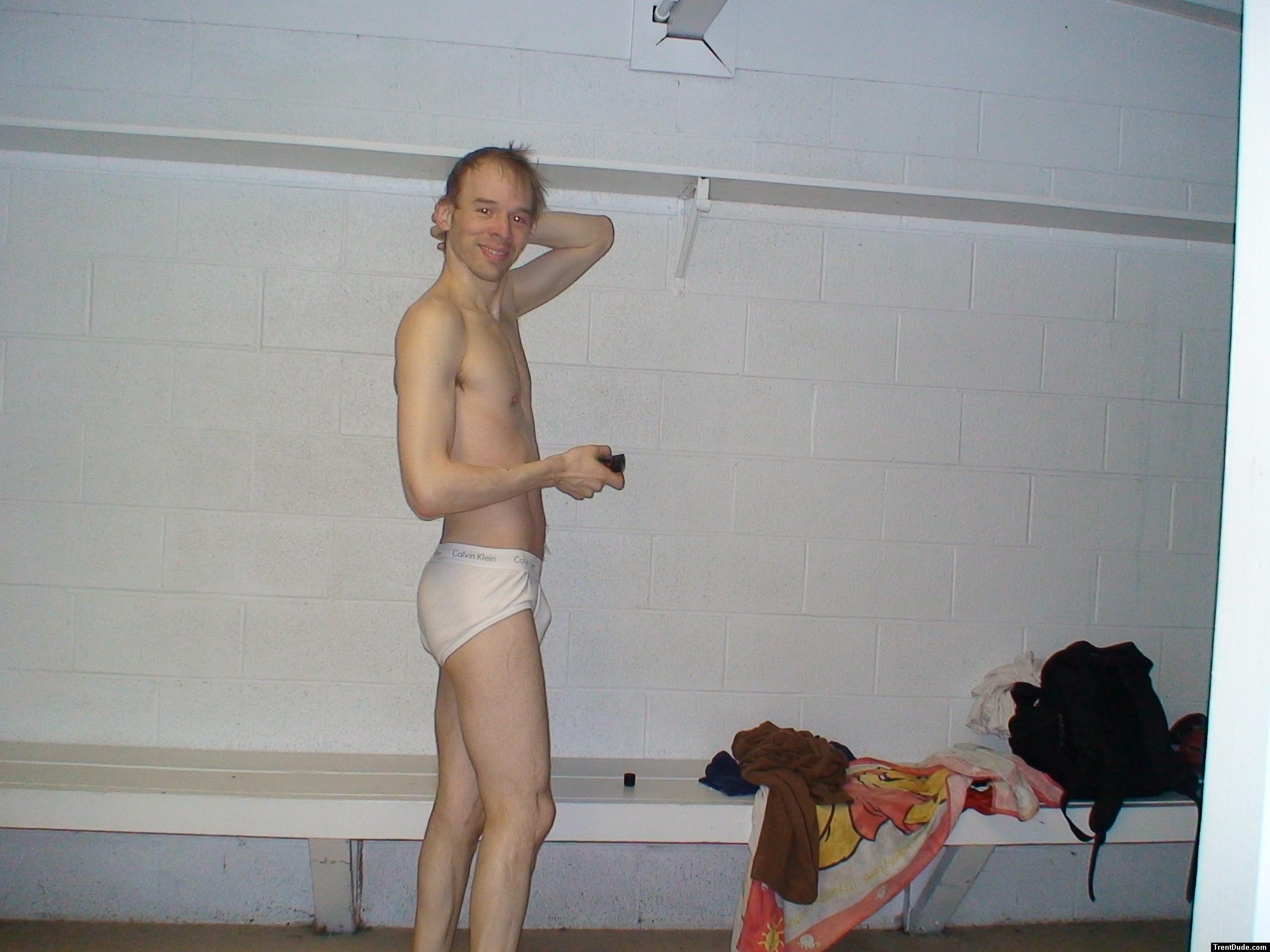 Calvin klein Hip Brief (S) in the swim locker room