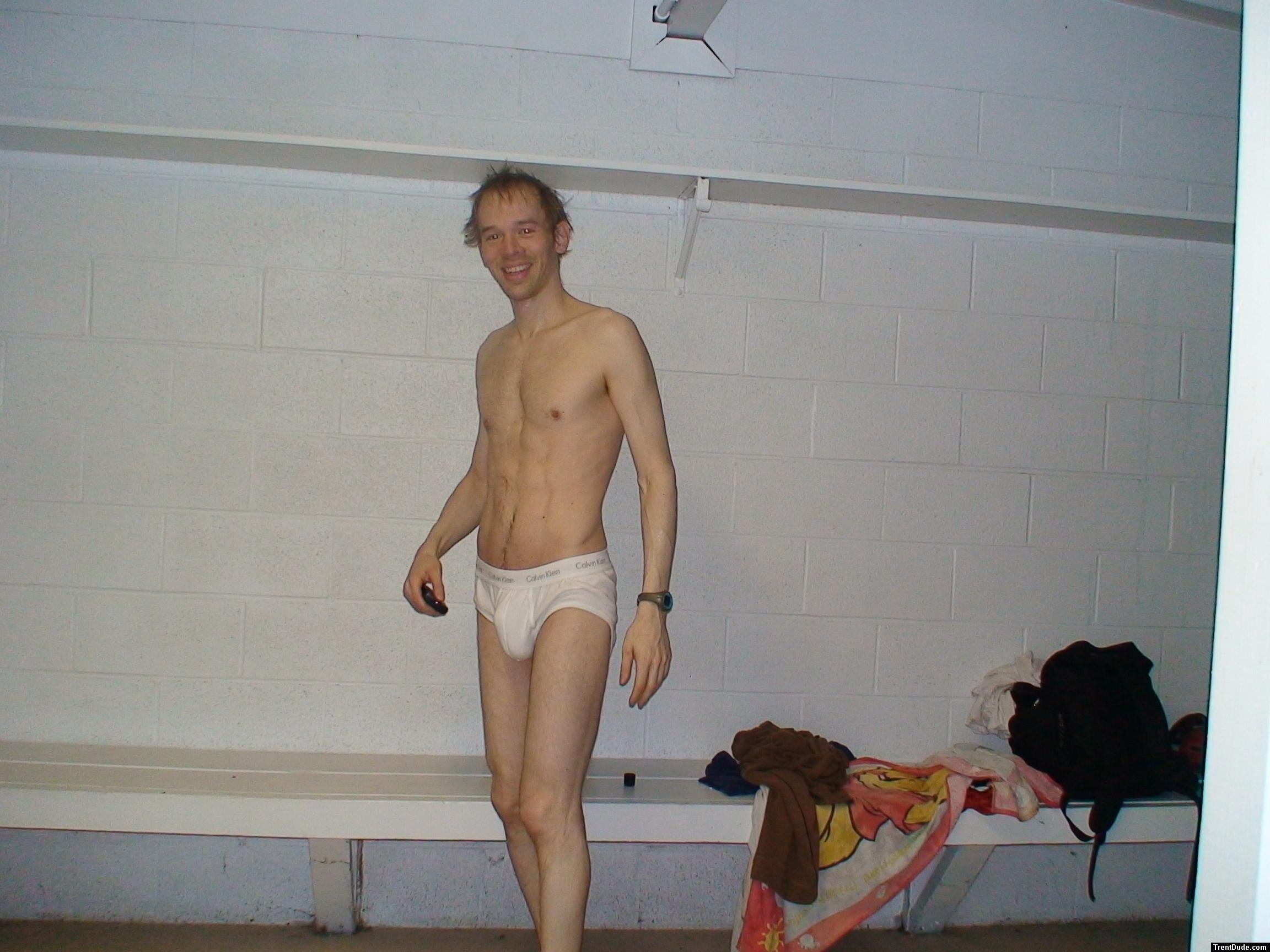 Calvin klein Hip Brief (S) in the swim locker room (smile)