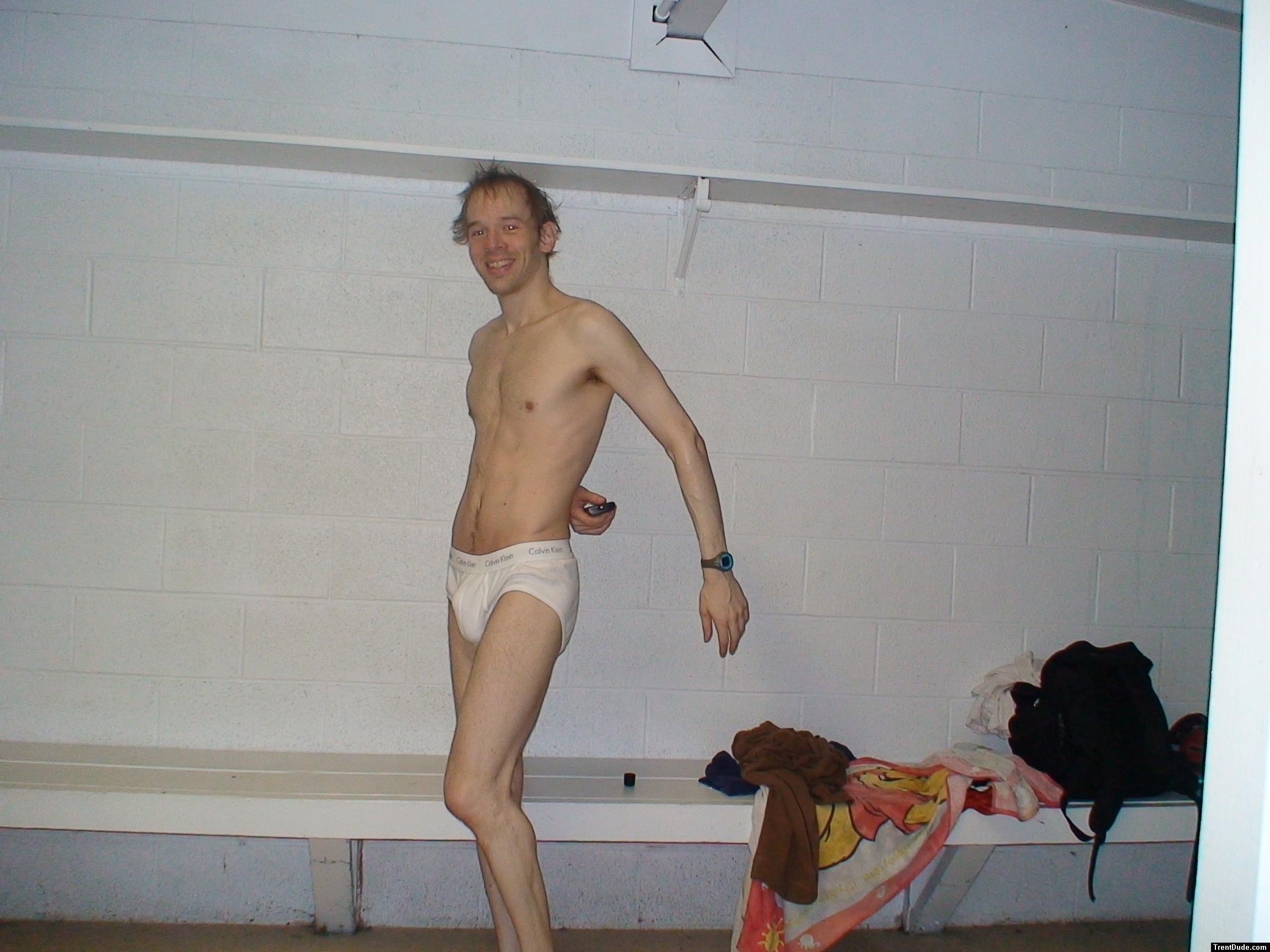 Calvin klein Hip Brief (S) in the swim locker room (smile)
