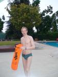 Trying out to be lifeguard (in a green Nike speedo swim brief) best!