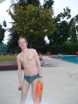 Trying out to be lifeguard (in a 32" waiste green Nike speedo swim brief) best