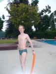 Trying out to be lifeguard (in a green Nike speedo swim brief) best