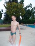 Trying out to be lifeguard (in a tight fitting green Nike speedo swim brief)  (pouch) best