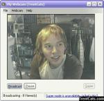 smiling in messy hair