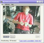sitting in chair