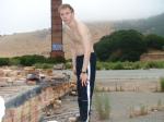Brickyard photoshoot.   Nike track pants (for sale)