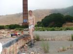 Brickyard photoshoot.   broken in jockey sport underwear (for sale)