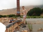 Brickyard photoshoot.   broken in jockey sport underwear (for sale)