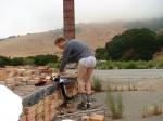 Brickyard photoshoot.   nike Dri-Fit longsleve shirt, track pants, broken in jockey sport underwear (for sale)