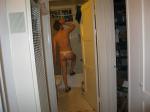 Girl butt in Calvin Klein Thong