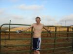 Abs from working on the farm